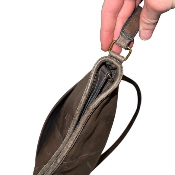 Vintage Coach 70s 80s Navy Bleeker Duffle Sac Zip Up Crossbody Bag Weathered - Picture 8 of 16